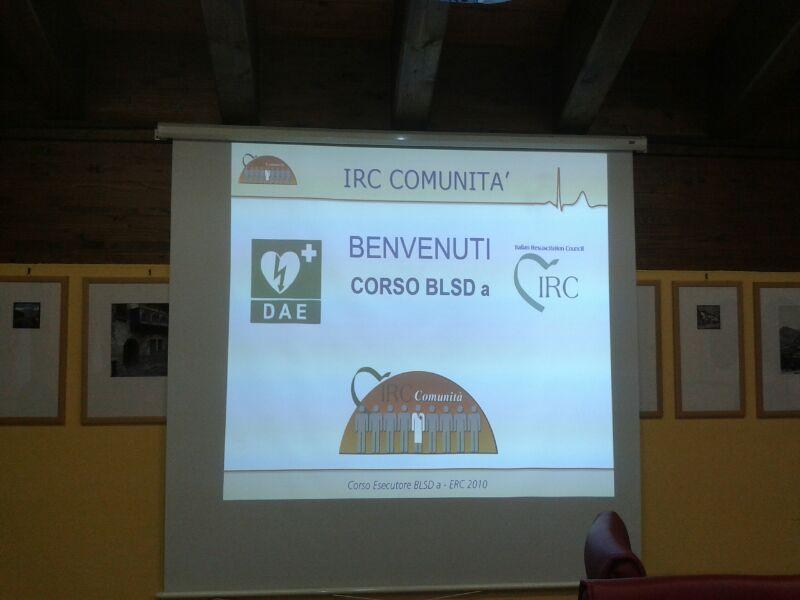 Resoconto Corso BLSD 2013