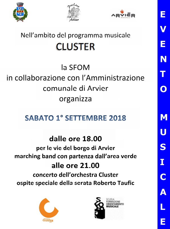 Evento musicale: CLUSTER 2018