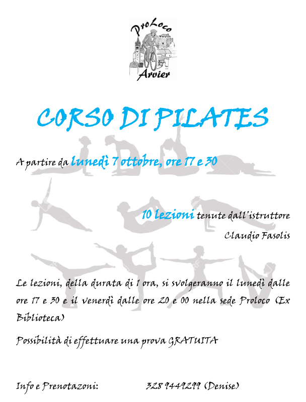 Corso di PILATES – Autunno 2019