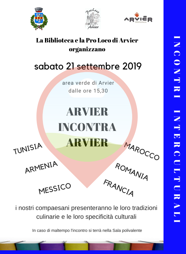 Intercultura: ARVIER incontra ARVIER 21-09-19