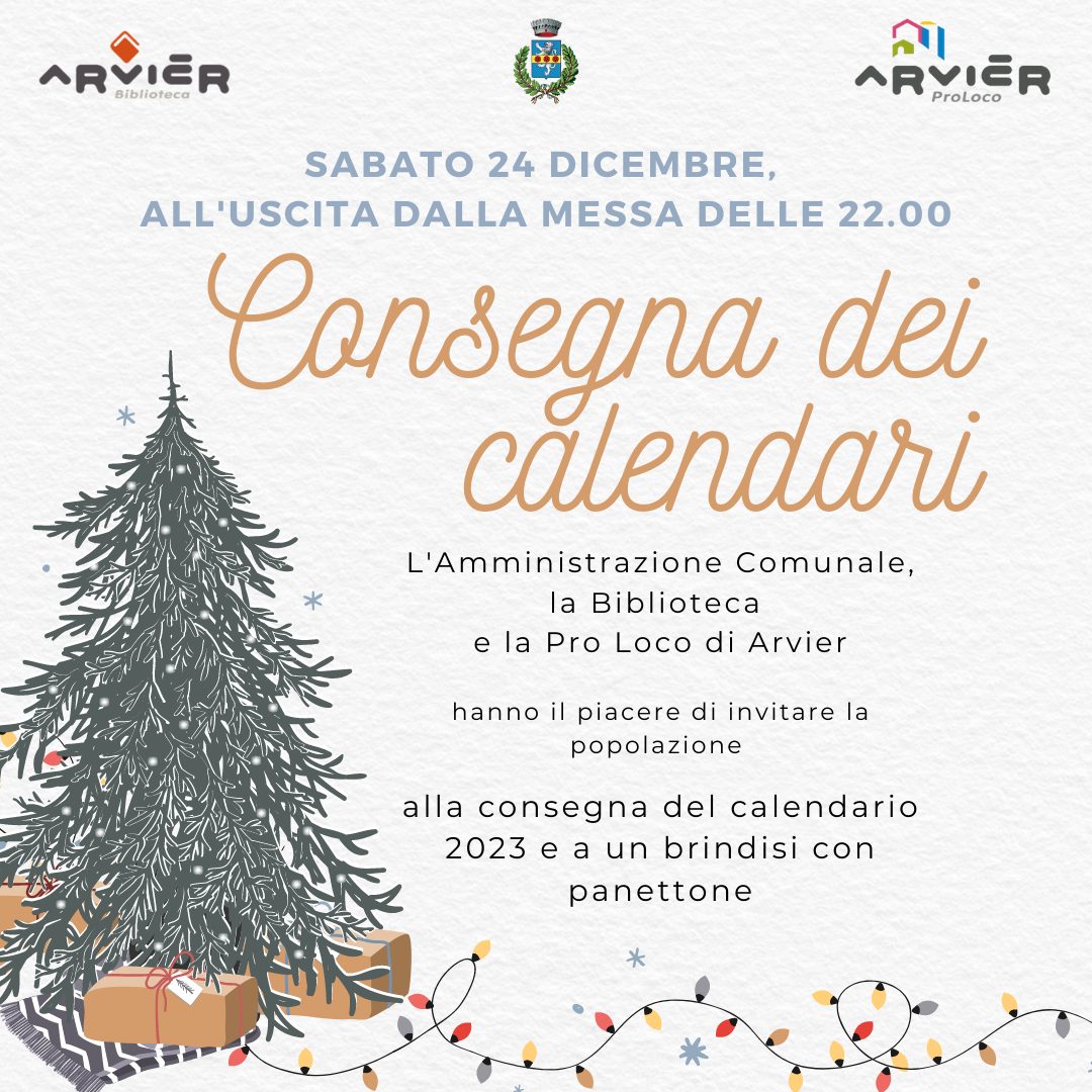 Auguri natalizi e consegna dei calendari