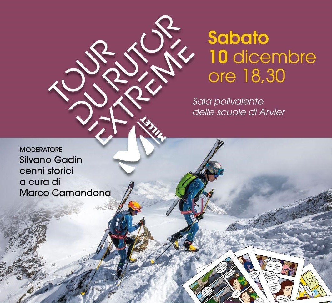 Tour du Rutor Extreme, Proiezione docufilm TDR 2022 e presentazione del fumetto « Ancora un passo »