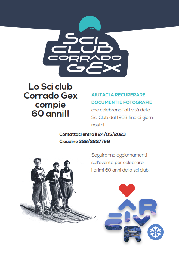 Lo Sci club Corrado Gex compie 60 anni!