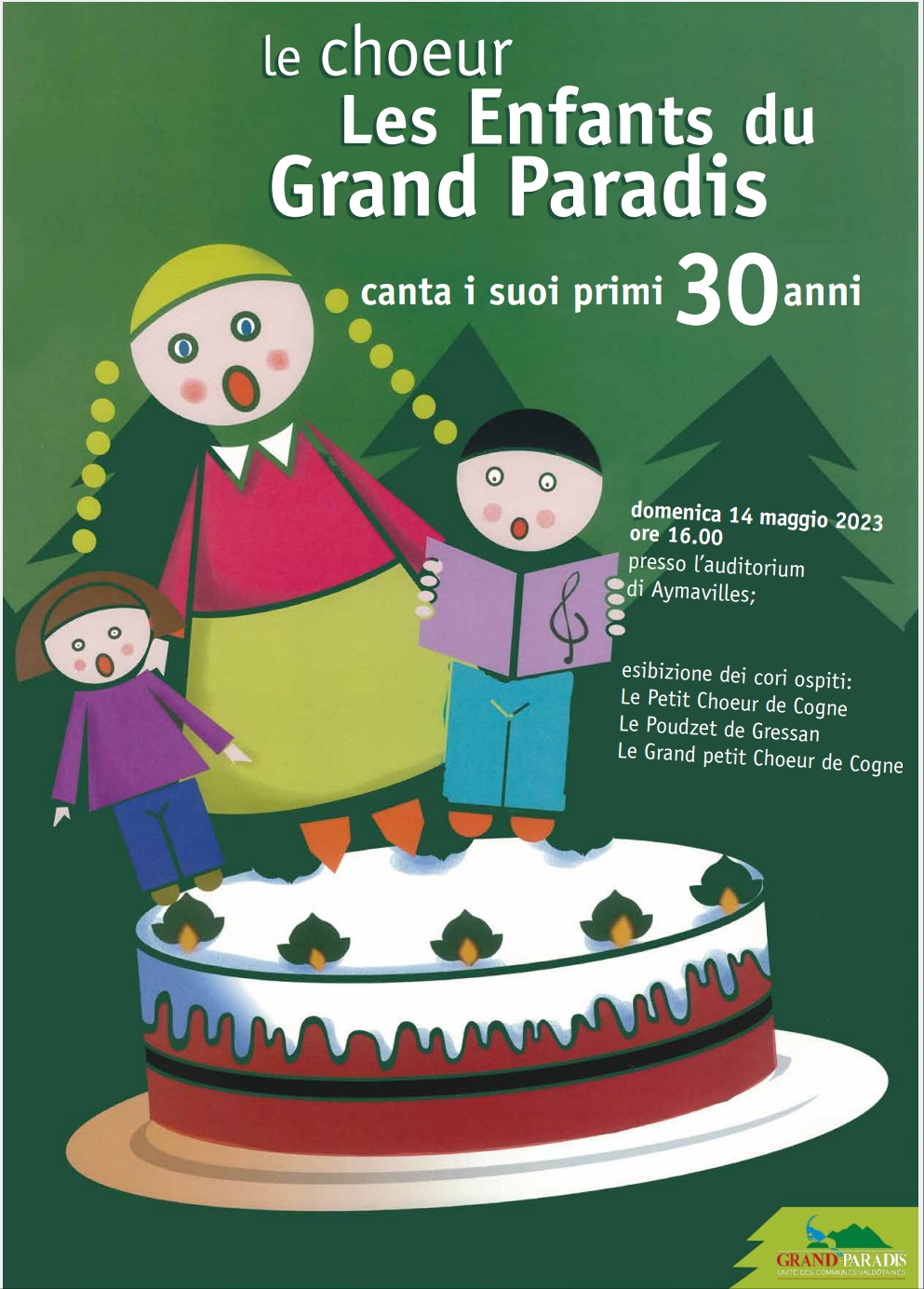 Le choeur Les Enfants du Grand Paradis canta i suoi primi 30 anni!