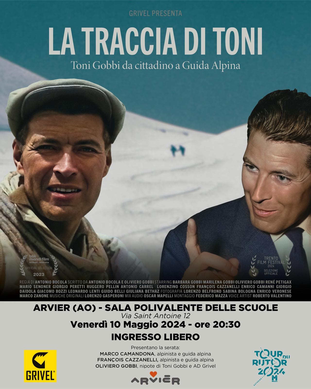 Proiezione film – La Traccia di Toni