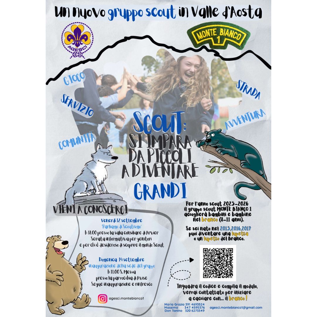 Un nuovo gruppo scout in Valle d’Aosta – Monte Bianco 1
