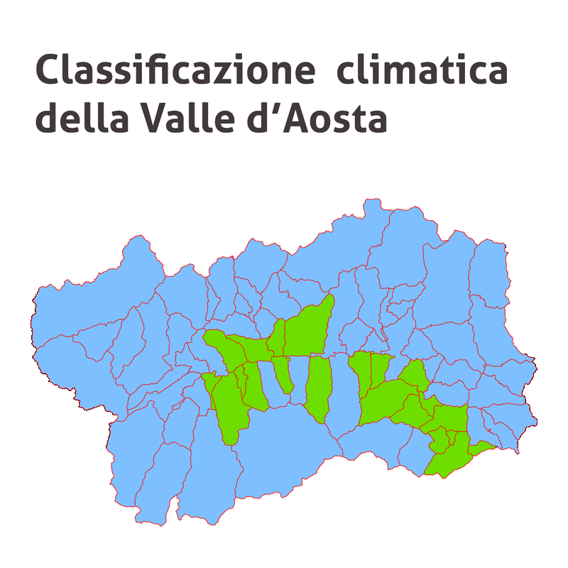 Classificazione climatica della Valle d&rsquo;Aosta