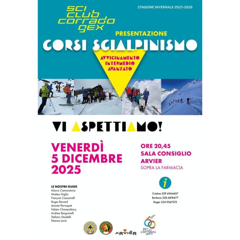Presentazione corsi di Scialpinismo