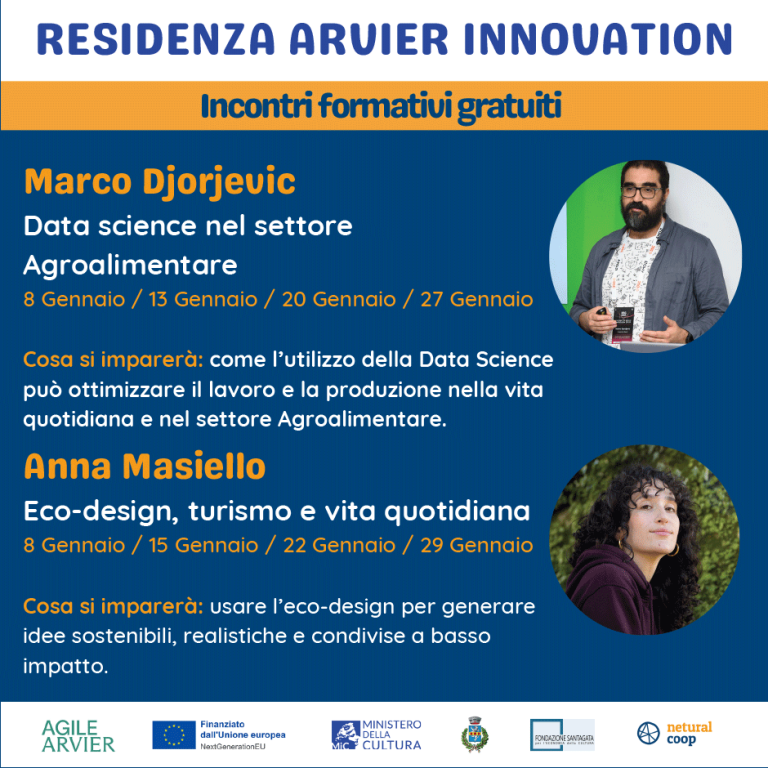 Arvier Innovation Lab – Incontri formativi aperti alla comunità