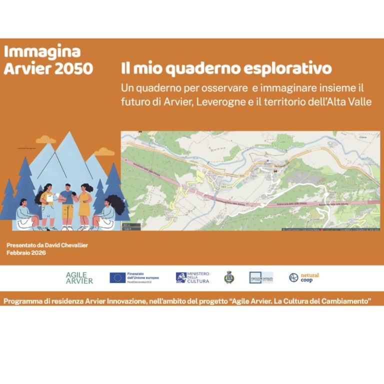Immagina Arvier 2050: il quaderno degli abitanti per immaginare insieme il futuro