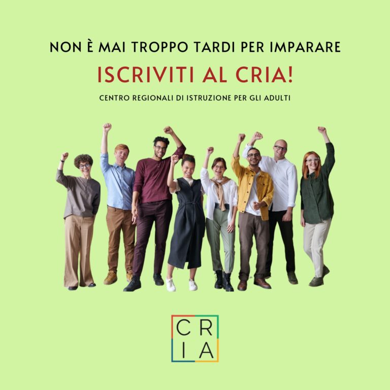 Open Day del Centro Regionale di Istruzione degli Adulti -CRIA