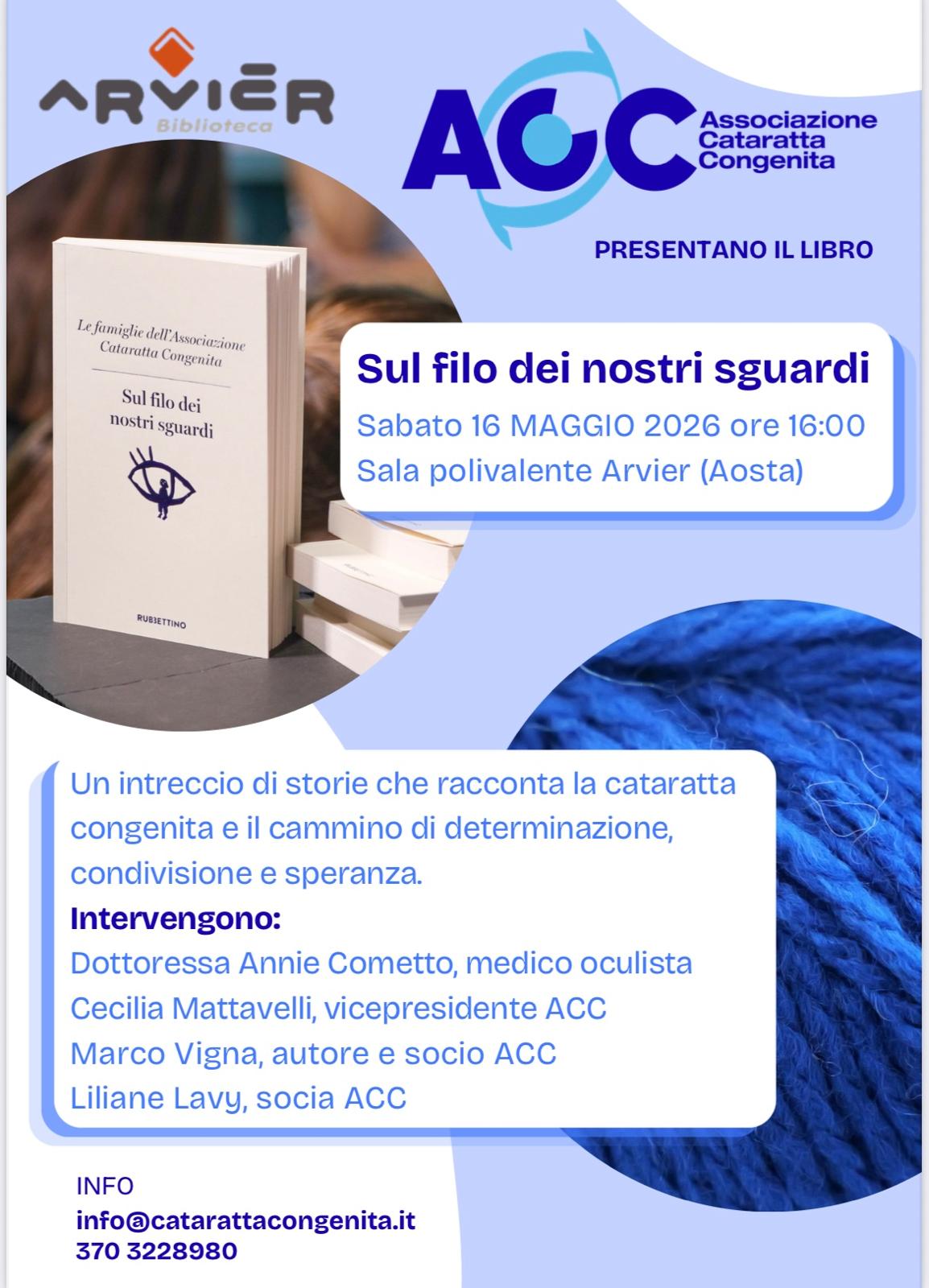 Presentazione del libro « Sul filo dei nostri sguardi »