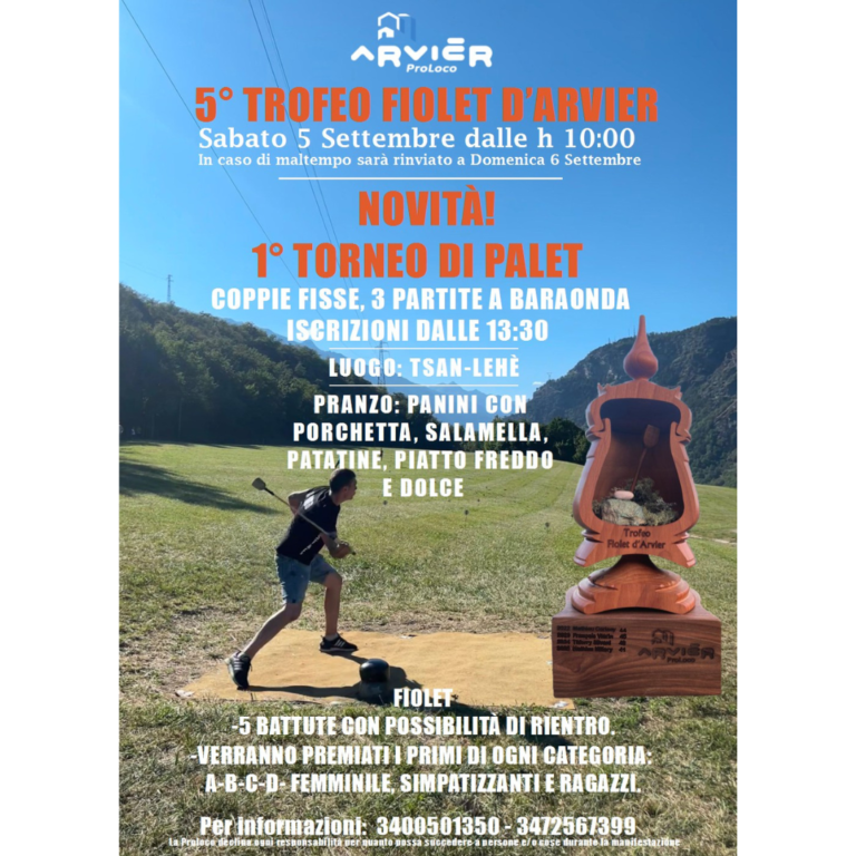 5° TROFEO FIOLET D’ARVIER